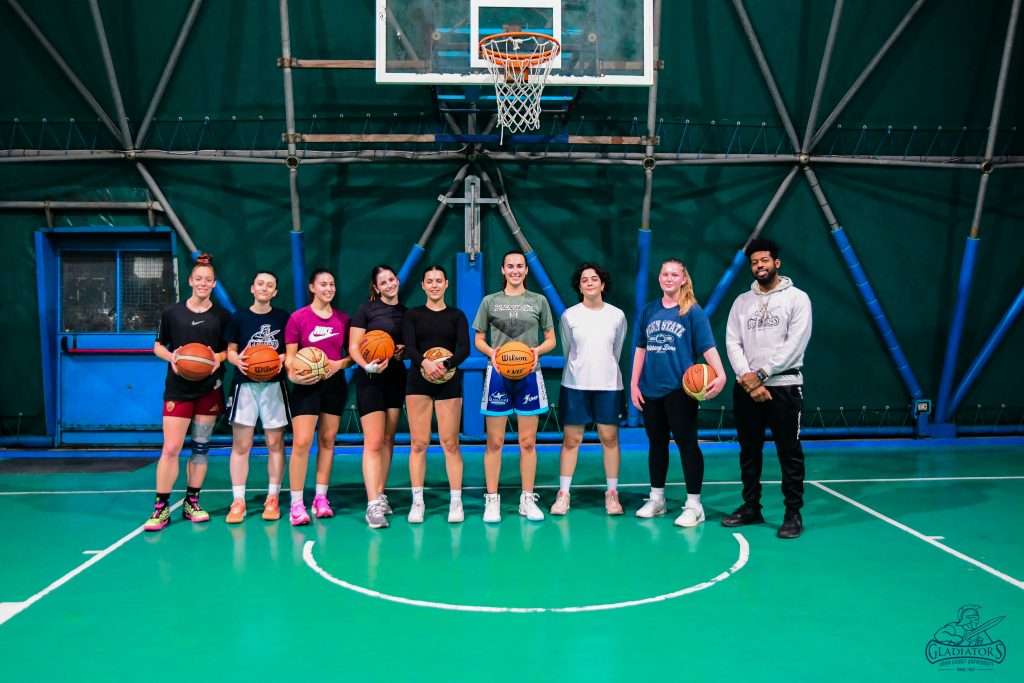 Women's Basketball Tryouts of spring 2026 group picture