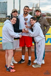 gladiators winning first place in the euorpa league of the tennis championship