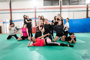 cheerleading tryouts of spring 25 group picture